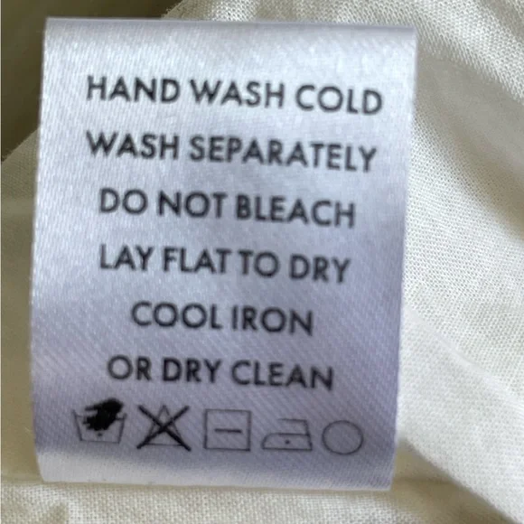 L'Academie Evianna Shirt Dress in Cream White Size Small Cut Out Open Back Bow - Picture 12 of 12